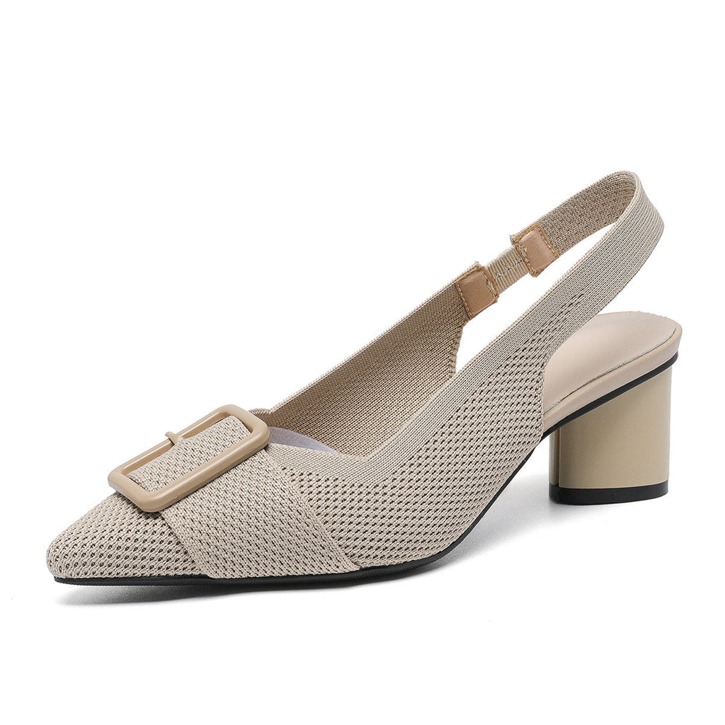 Sofia | Elegantes Sandalias de Tacón Grueso con Punta Cerrada 7