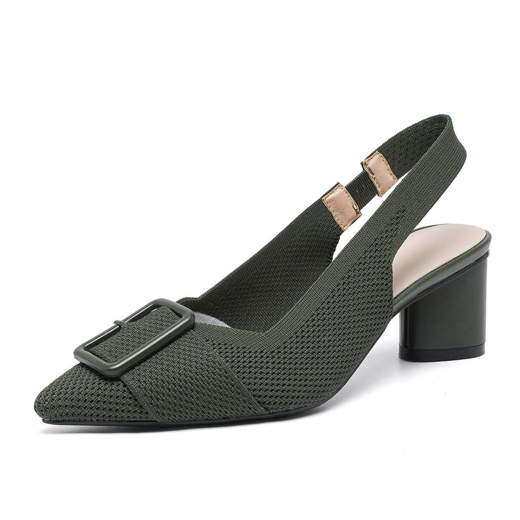 Sofia | Elegantes Sandalias de Tacón Grueso con Punta Cerrada 8