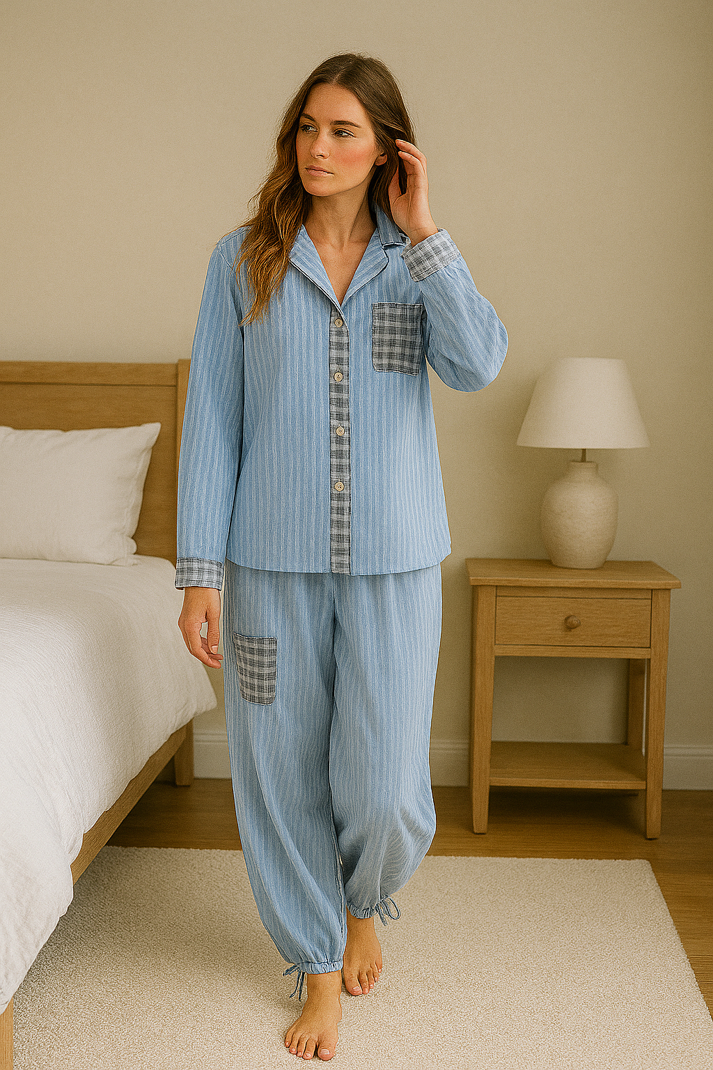 Sofía | Pijama Mujer Suave y Elástico de Dos Piezas para Invierno 1