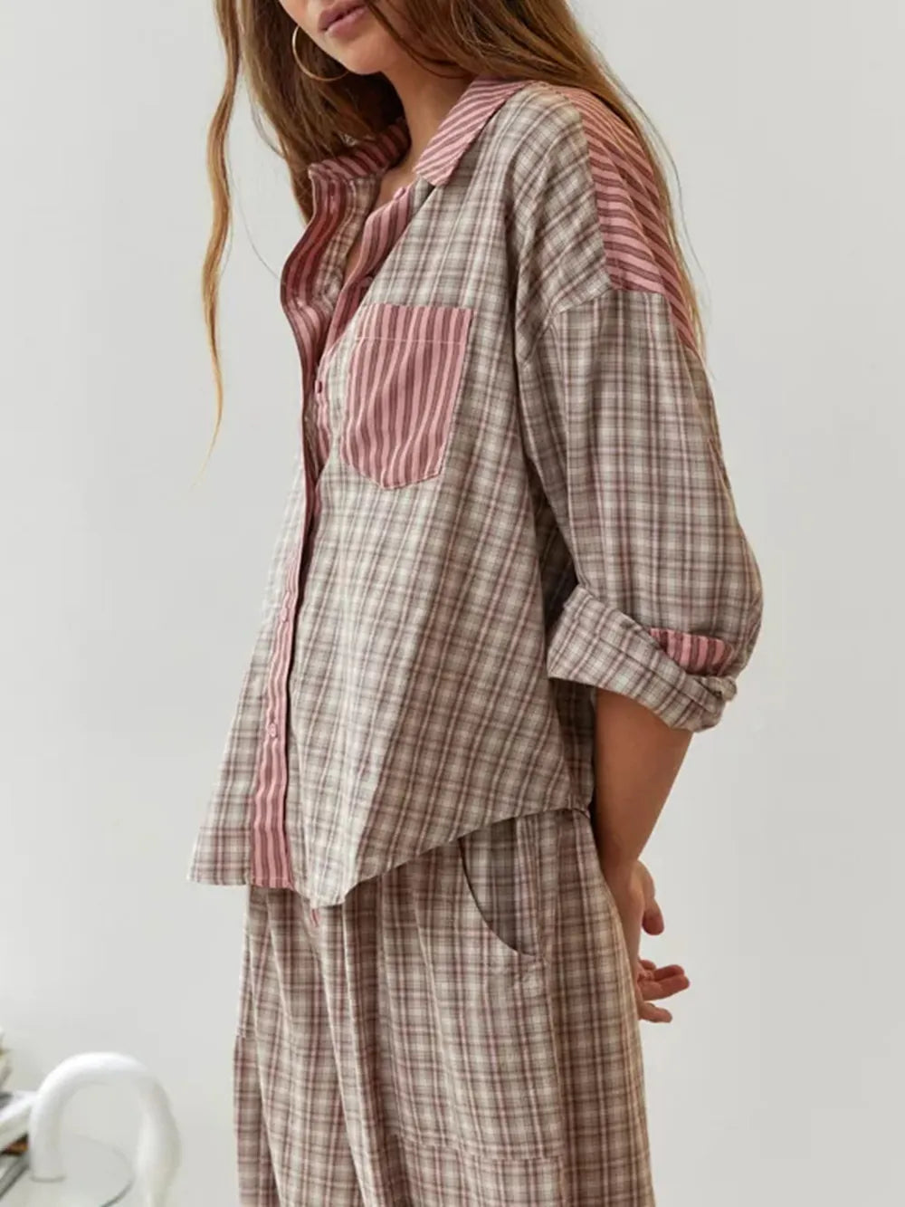 Sofía | Pijama Mujer Suave y Elástico de Dos Piezas para Invierno 5