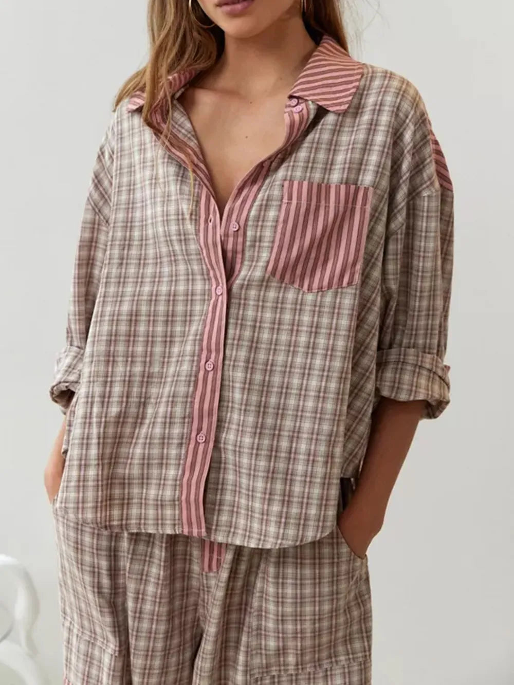 Sofía | Pijama Mujer Suave y Elástico de Dos Piezas para Invierno 6