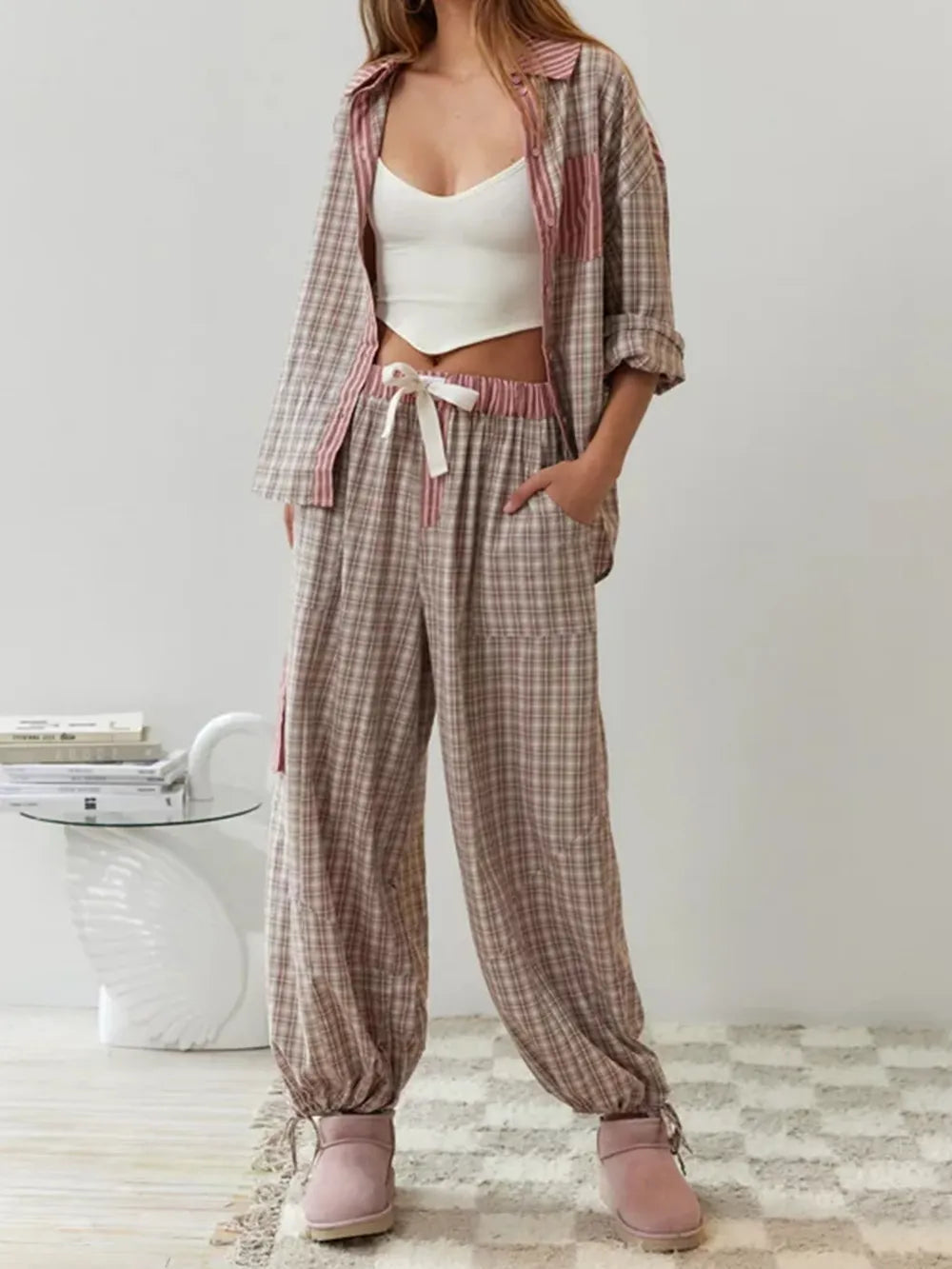 Sofía | Pijama Mujer Suave y Elástico de Dos Piezas para Invierno 7