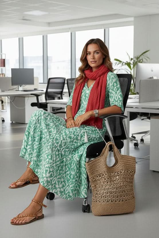 Sofía | Vestido Largo de Noche con Estampado Floral para Mujer 2