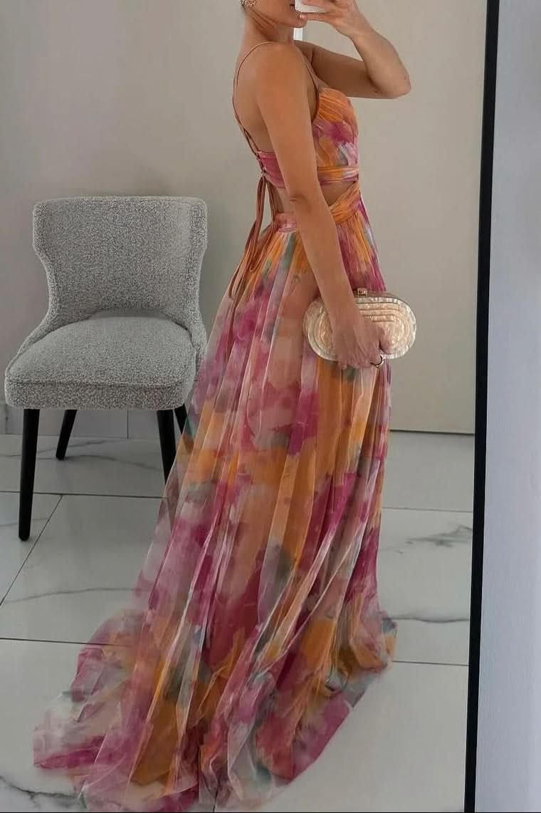 Valentina | Vestido de Cóctel Floral Sin Mangas para Mujer 6