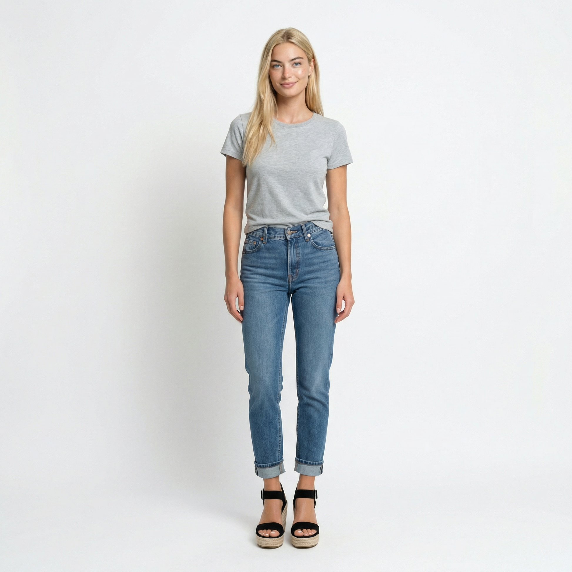 VeranoBrillante | Elegantes Sandalias Tacon con Cuña Abierta para Verano 4