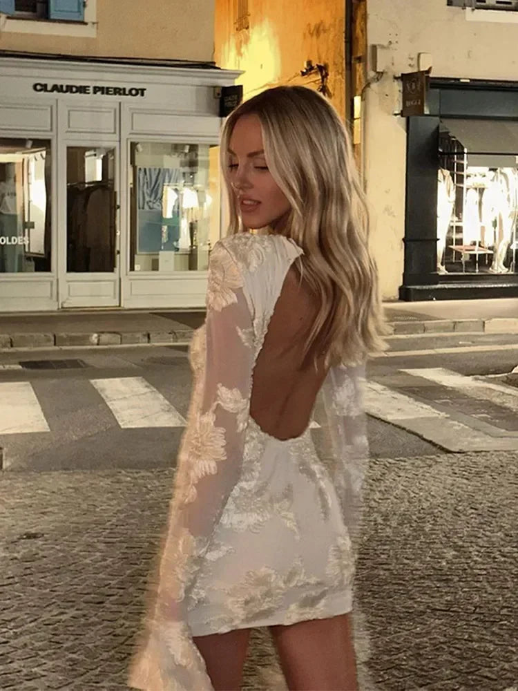 Vestido LODIE | Vestido Mini con Mangas Largas y Corte Ajustado | Elegante y Sofisticado para Ocasiones Especiales 2