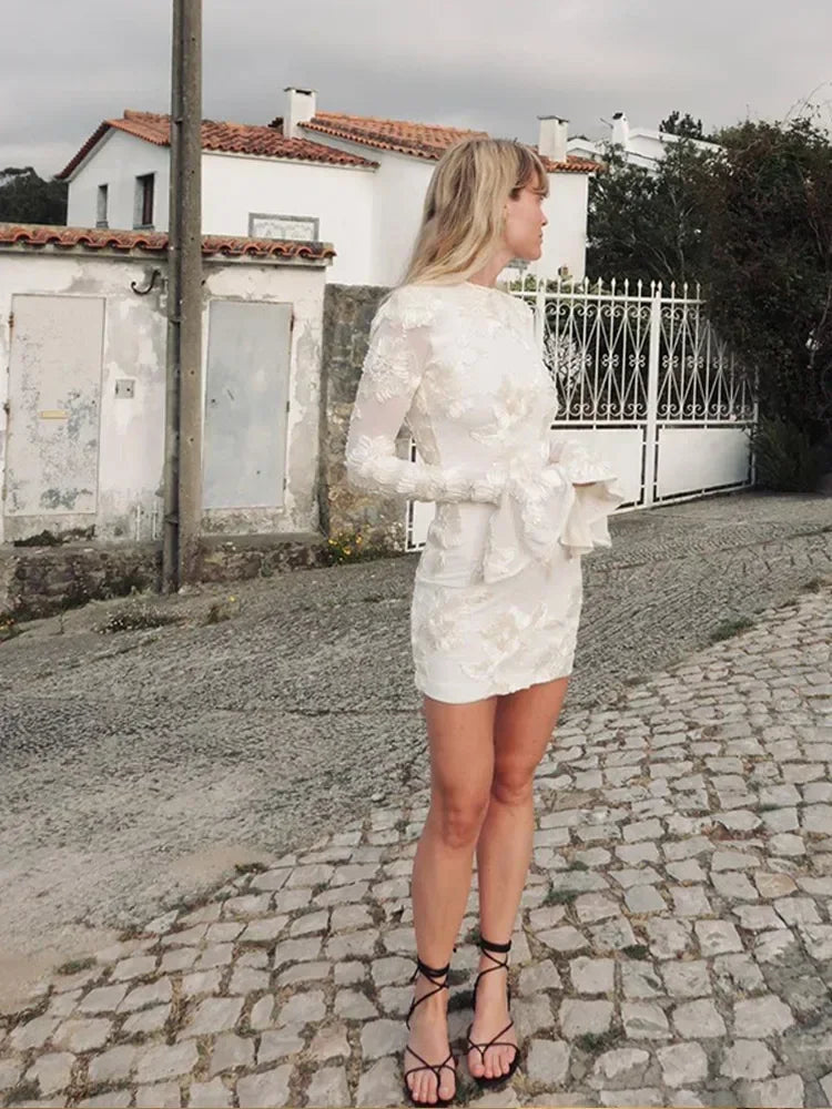Vestido LODIE | Vestido Mini con Mangas Largas y Corte Ajustado | Elegante y Sofisticado para Ocasiones Especiales 6
