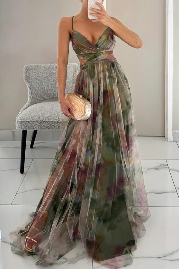 Vestido Largo Floral Elegante con Caída Fluida | Diseño Romántico para Mujer 9