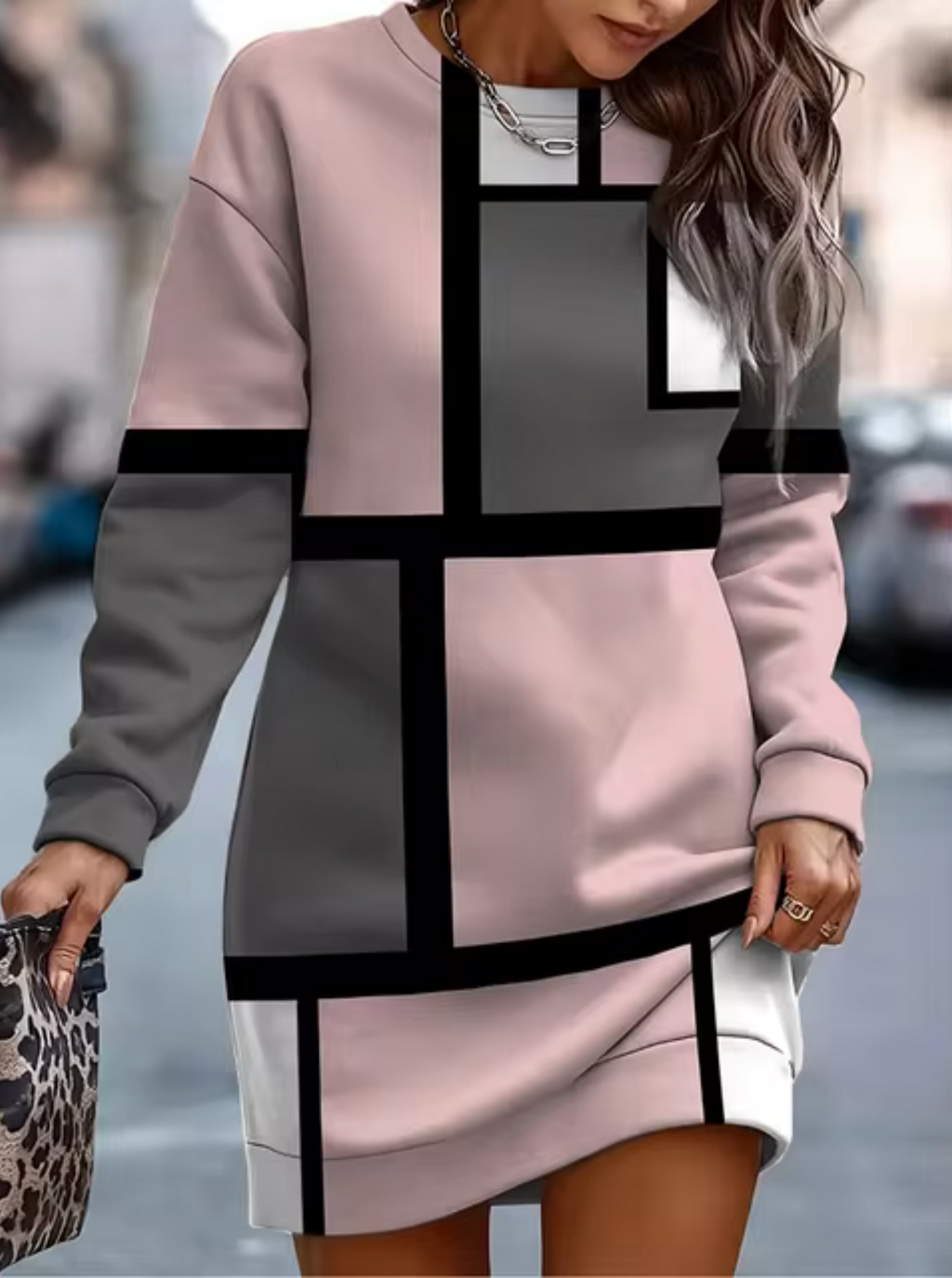 Vestido Mujer | Sudadera Casual con Diseño Moderno | Comodidad y Estilo Urbano 0