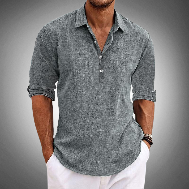 MATEO – Camisa clásica de lino para hombre
