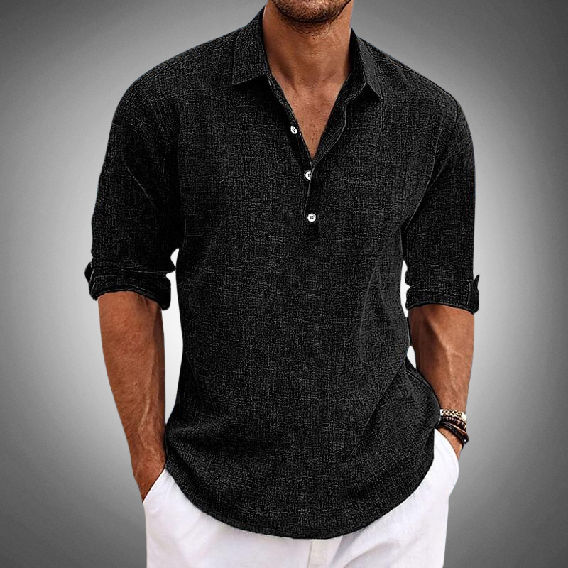 MATEO – Camisa clásica de lino para hombre