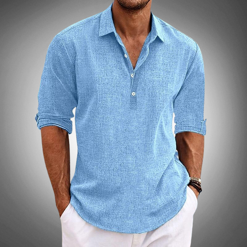 MATEO – Camisa clásica de lino para hombre