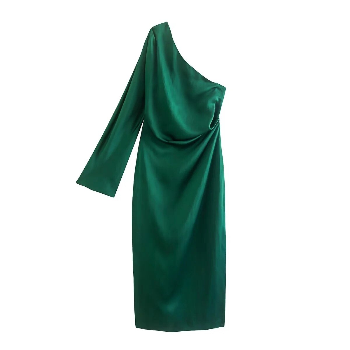 Ava | Elegante Vestido Midi Asimétrico - Noa Lagos