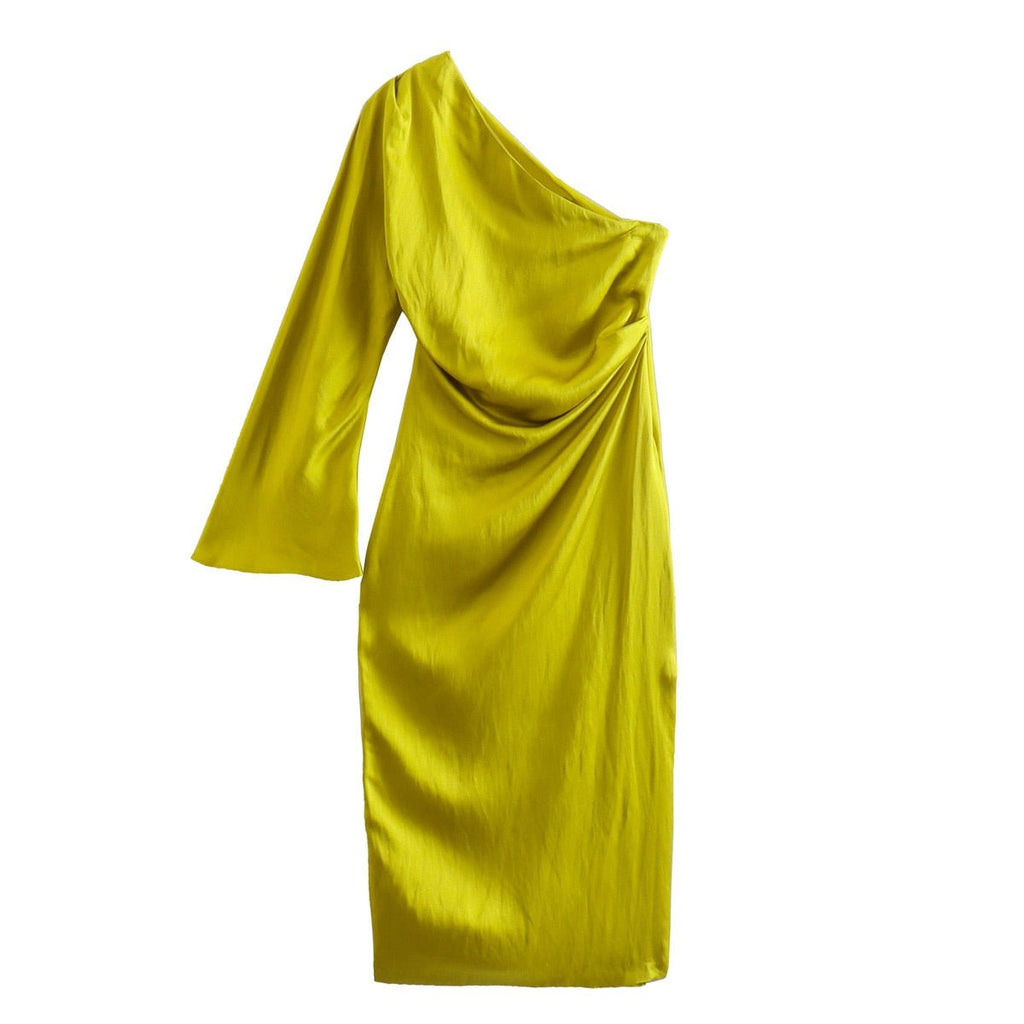 Ava | Elegante Vestido Midi Asimétrico - Noa Lagos
