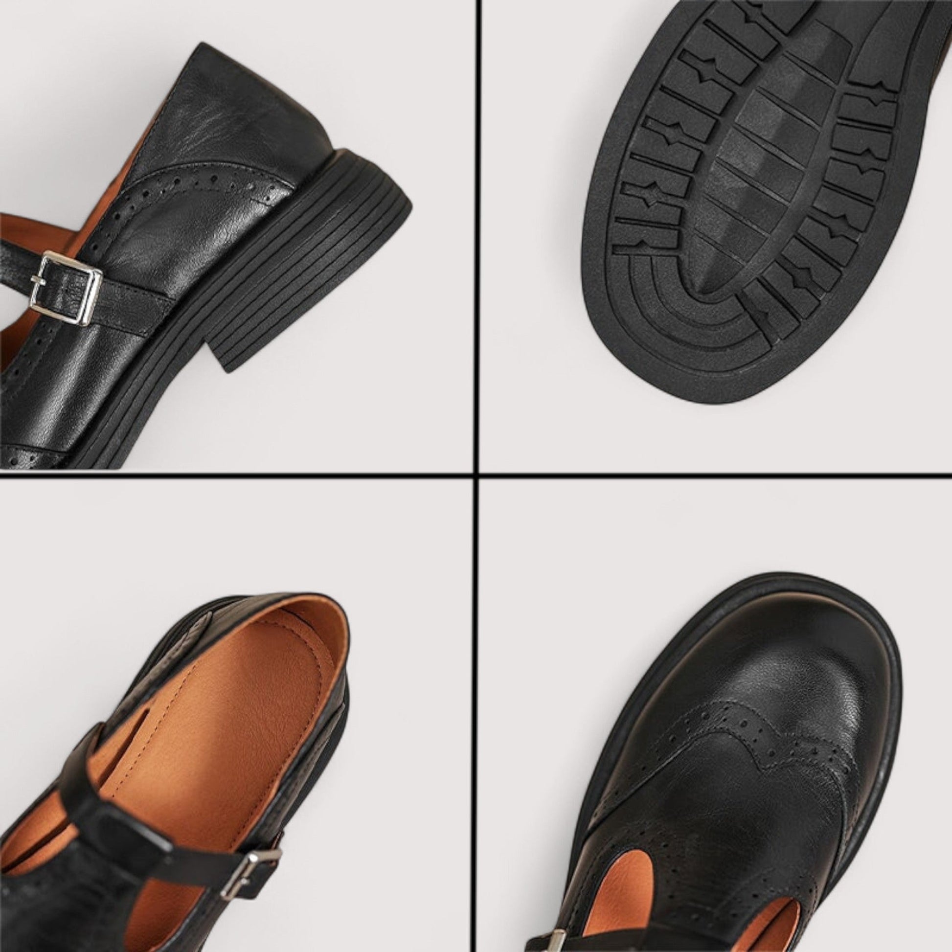 Camila | Zapatos Vintage de Piel con Tira para Mujer, Elegantes y Cómodos - Noa Lagos