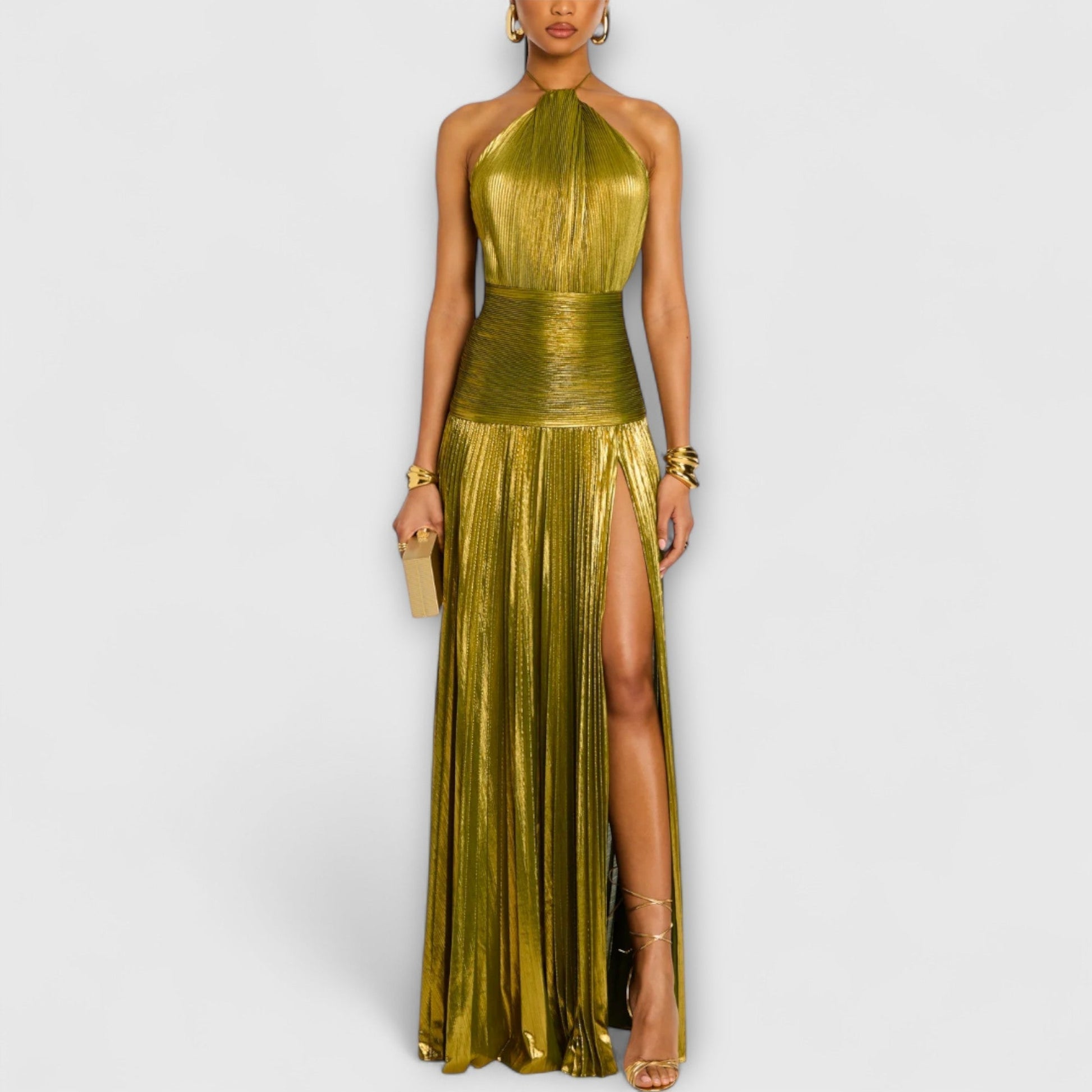 CELESTE Vestido de Noche | Elegante Vestido Largo con Abertura Lateral para Eventos Especiales - Noa Lagos