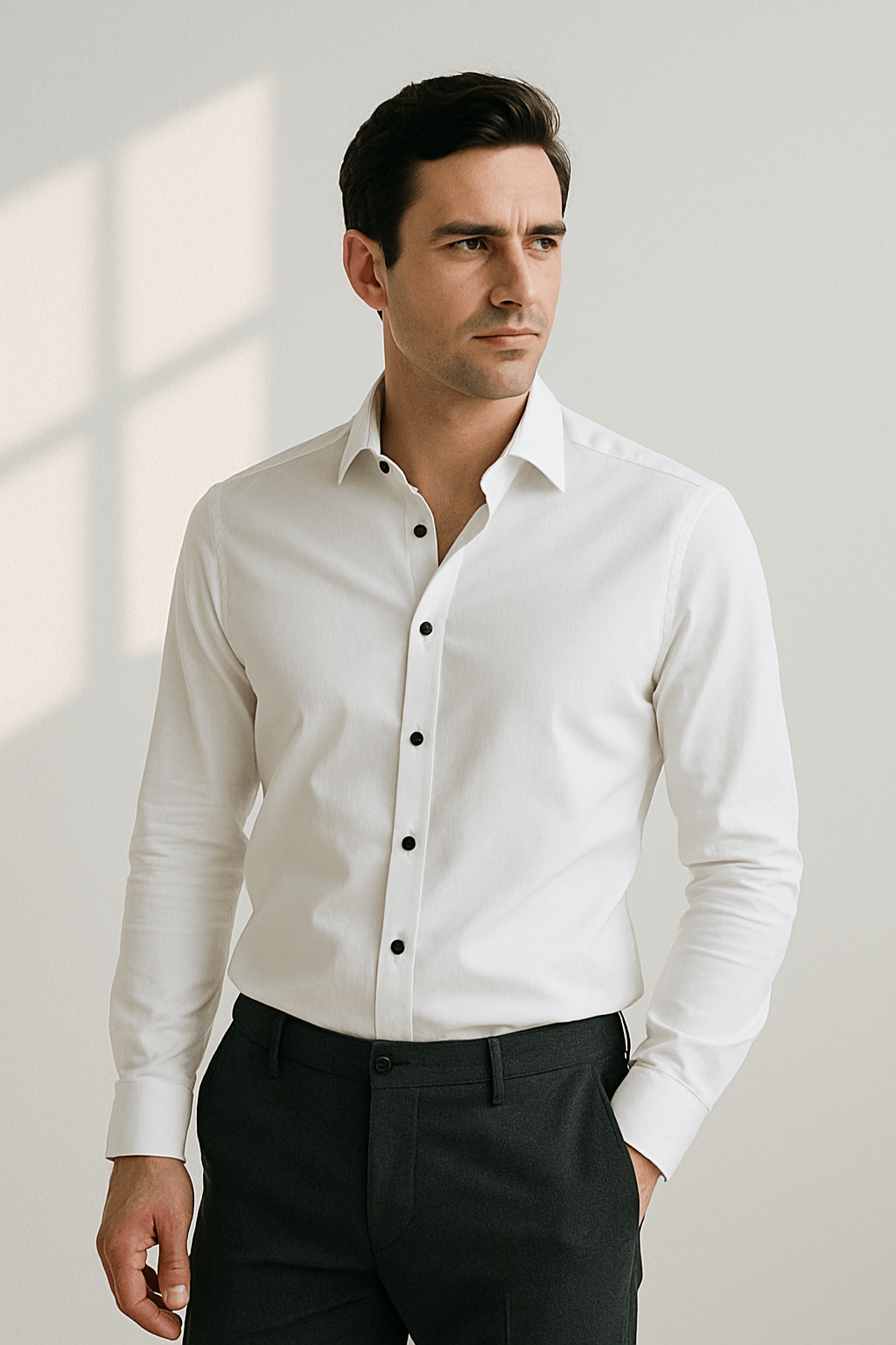 Ethan | Camisa Casual Elástica y Elegante para Hombre - Noa Lagos