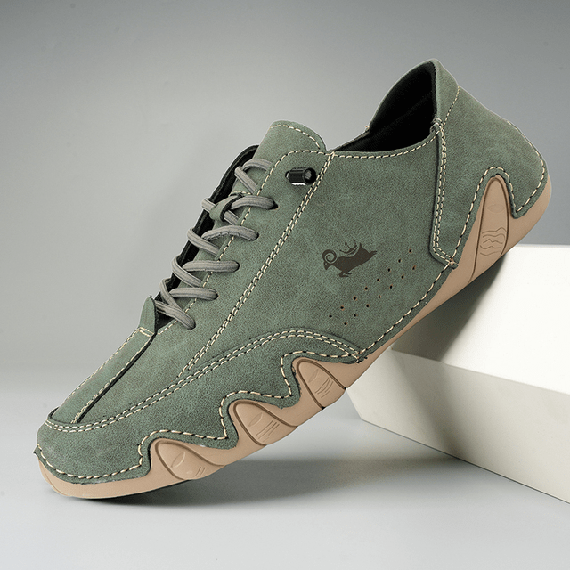 Ethan | Elegantes Zapatillas Hombre de Cuero Barefoot Flexibles - Noa Lagos