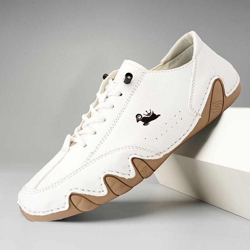 Ethan | Elegantes Zapatillas Hombre de Cuero Barefoot Flexibles - Noa Lagos
