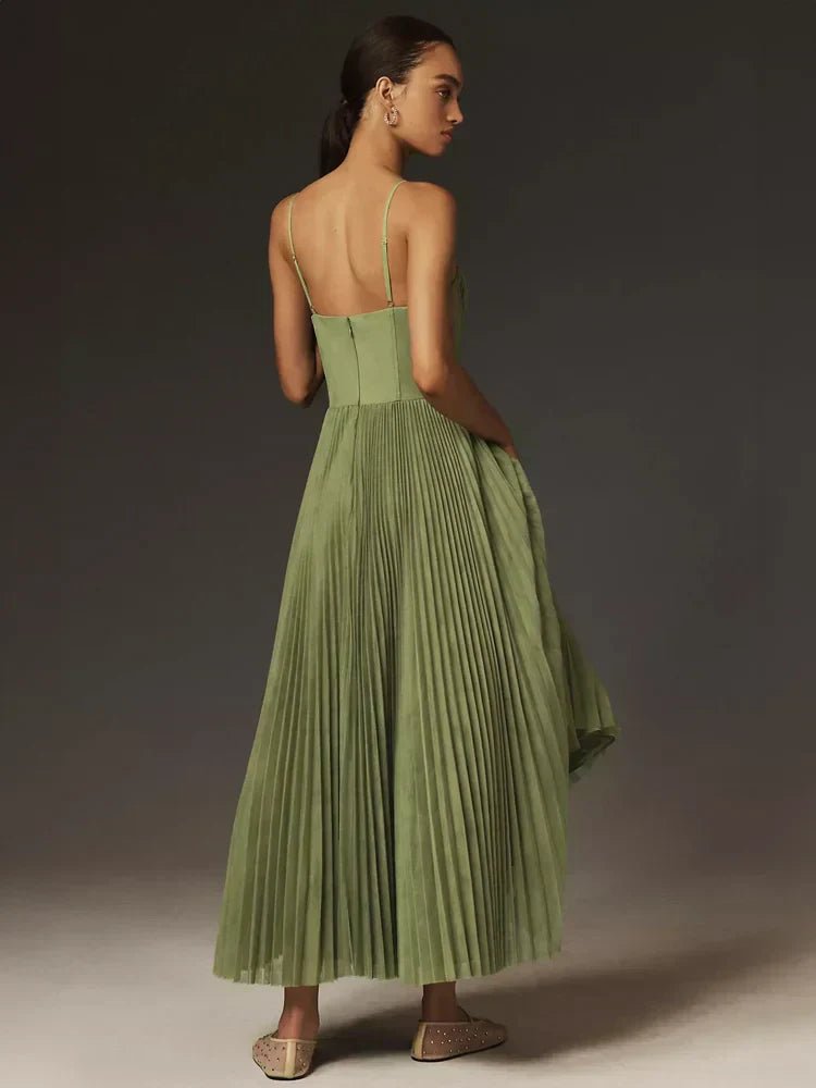 Isabella | Elegante Vestido Largo Plisado para Mujer - Noa Lagos