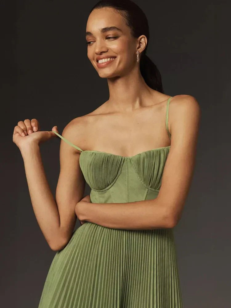 Isabella | Elegante Vestido Largo Plisado para Mujer - Noa Lagos