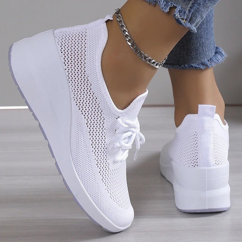 Isabella | Zapatillas Blancas Transpirables para Mujer - Noa Lagos