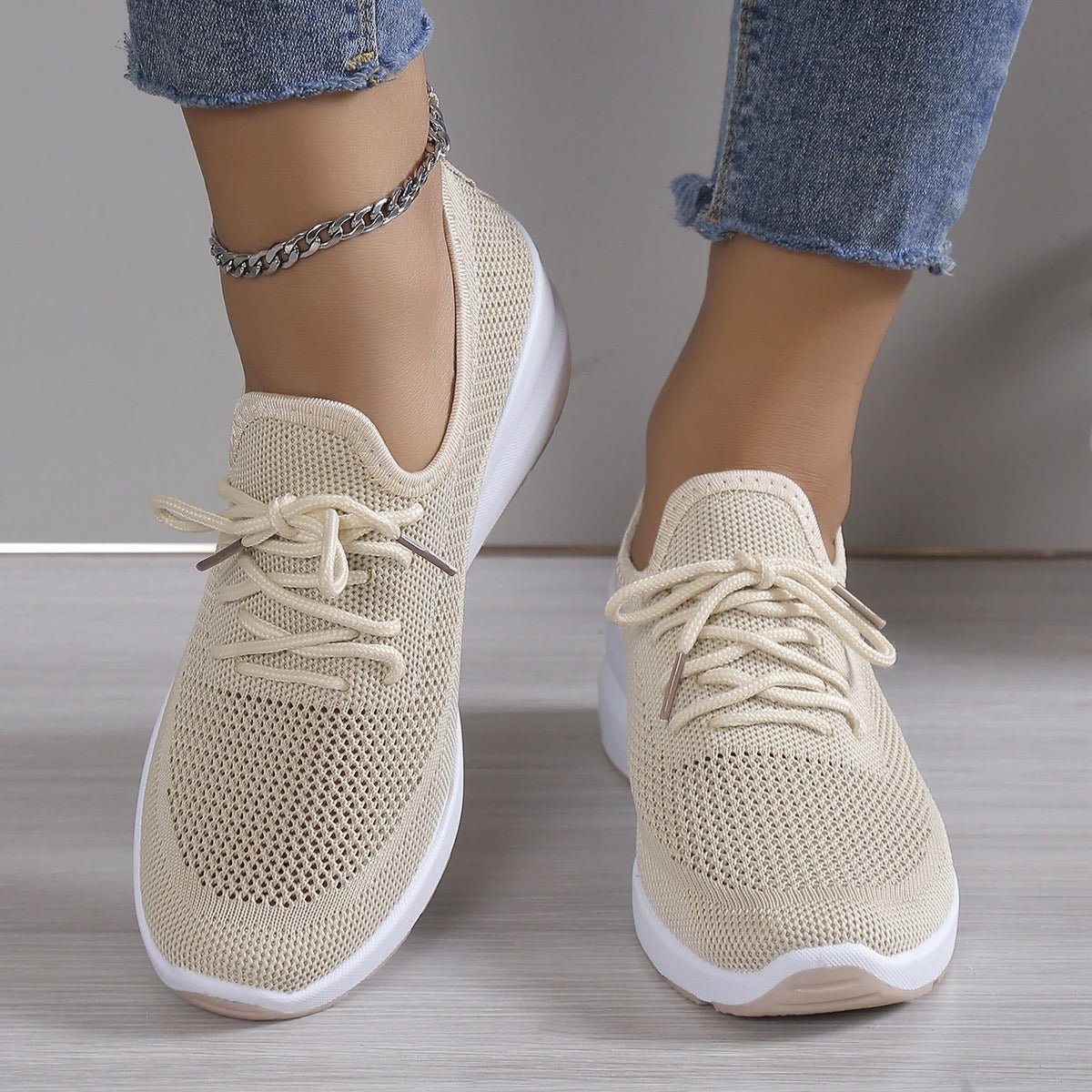 Isabella | Zapatillas Blancas Transpirables para Mujer - Noa Lagos