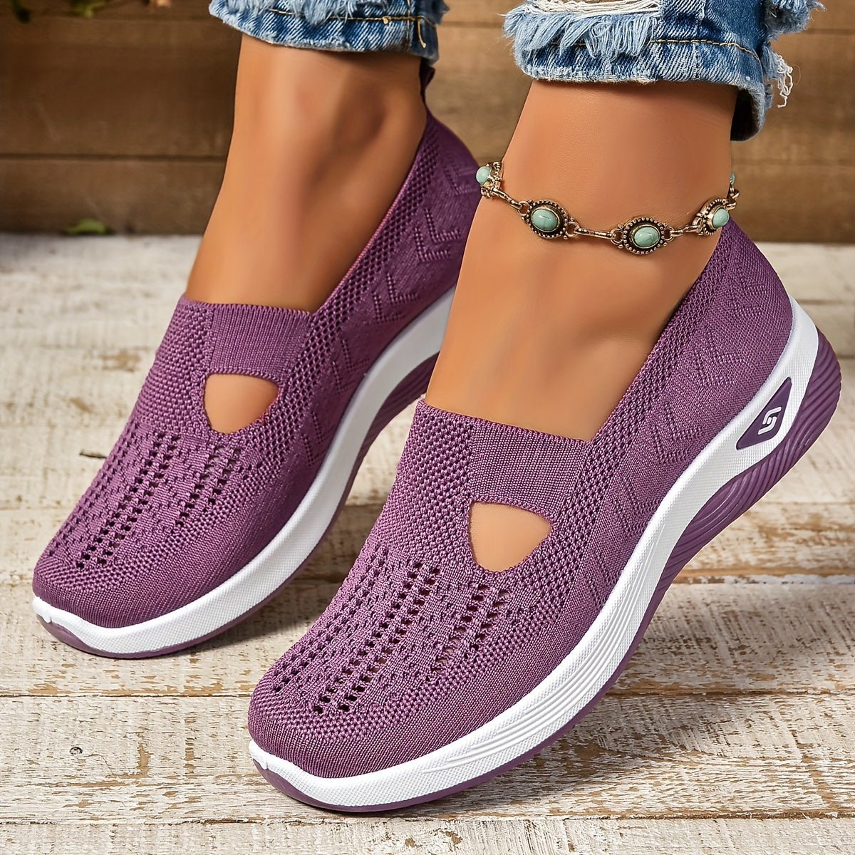 Lucía | Zapatillas con Cuña Transpirables para Mujer - Noa Lagos