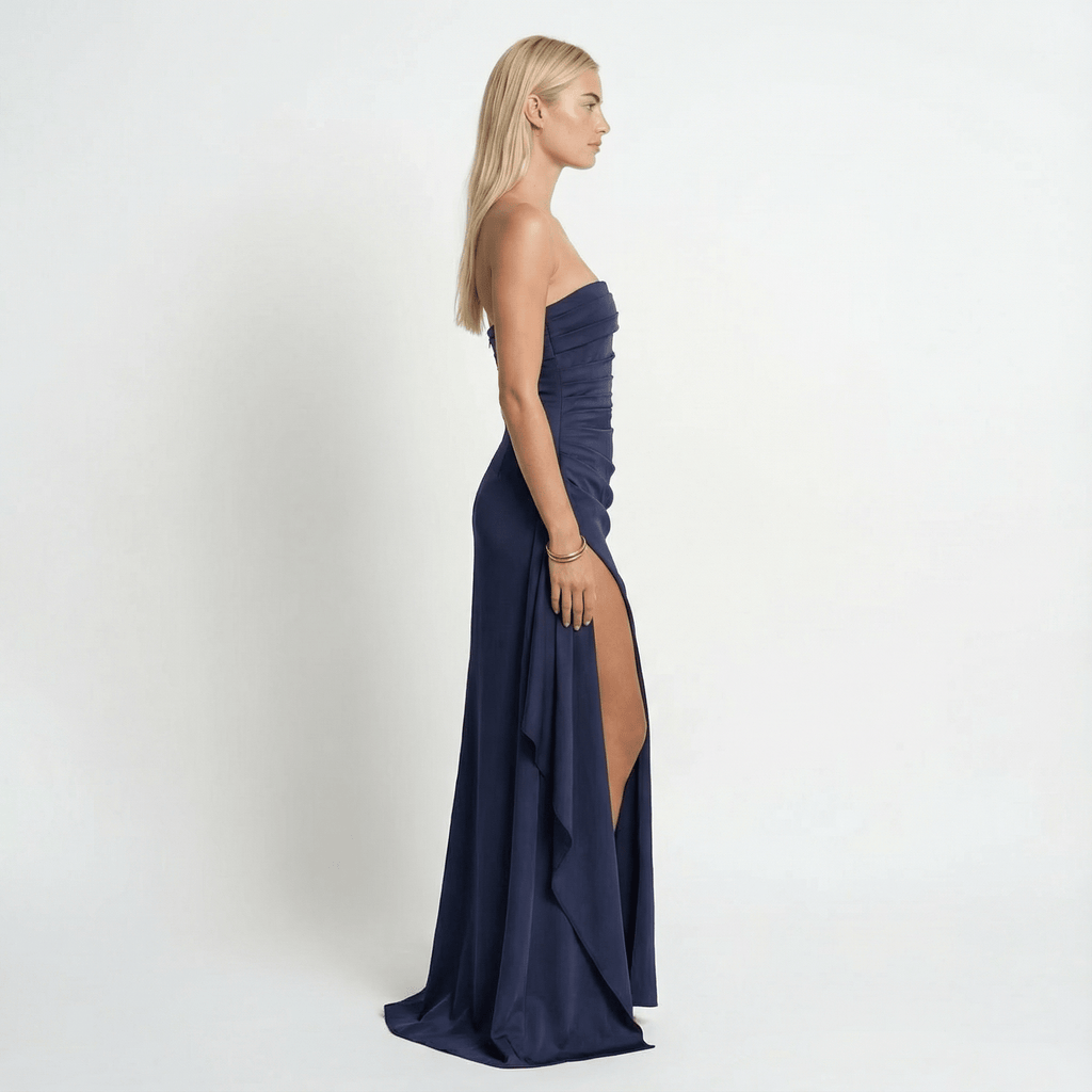 Luz de Luna | Elegante Vestido Largo Mujer Con Hombros Descubiertos - Noa Lagos