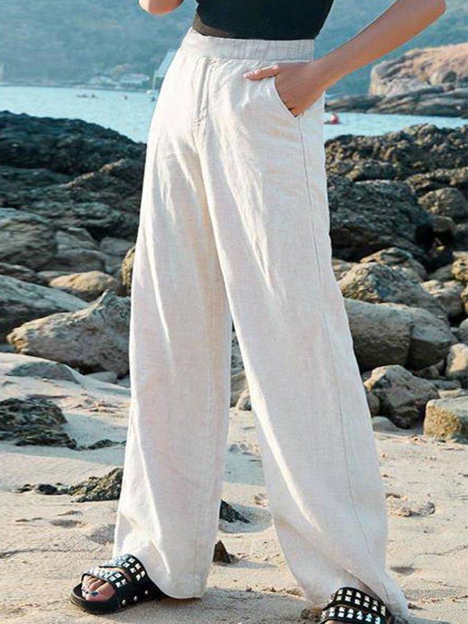 Mason | Elegantes Pantalones Veraniegos de Lino para Mujer - Noa Lagos