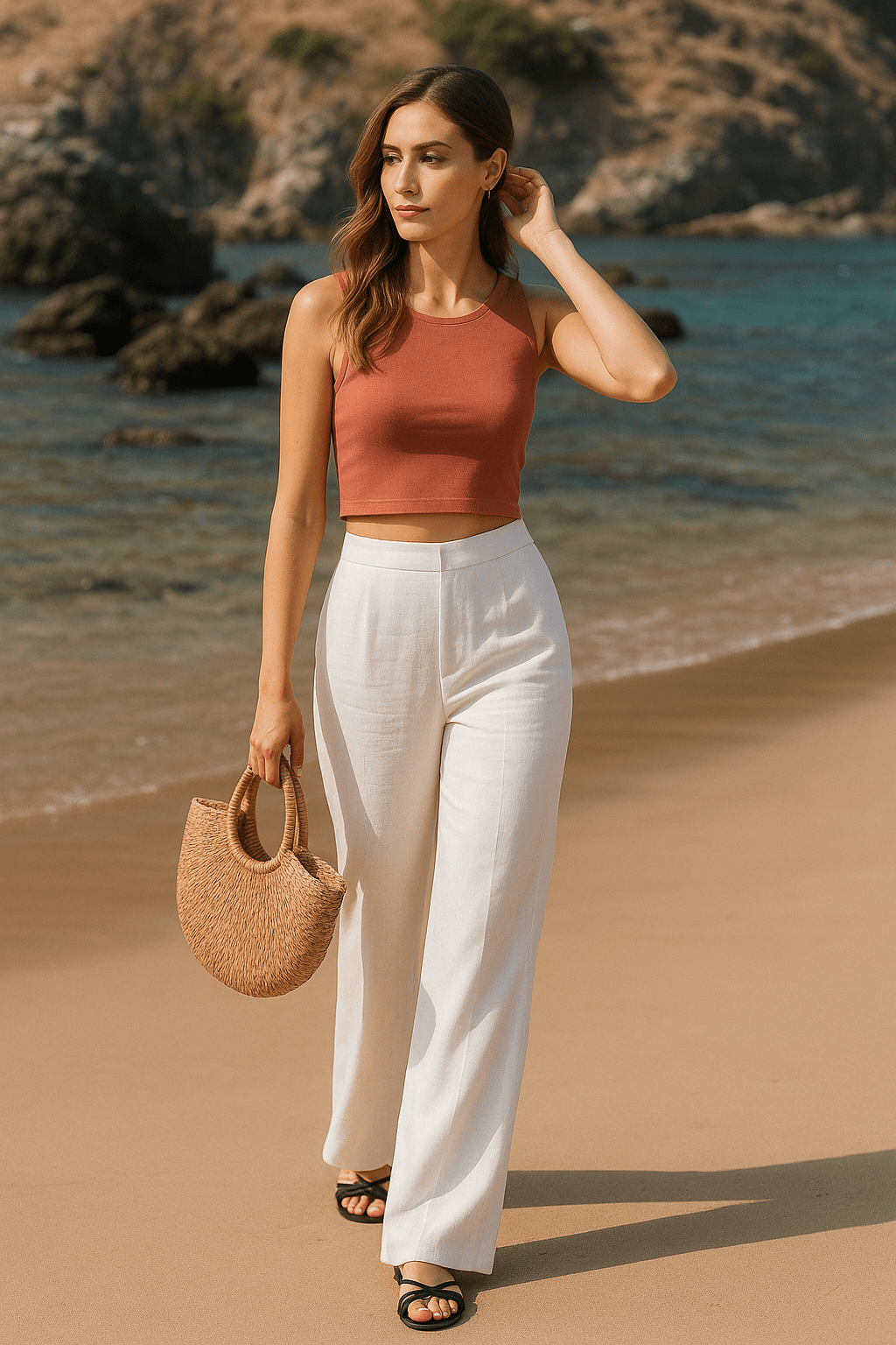 Mason | Elegantes Pantalones Veraniegos de Lino para Mujer - Noa Lagos