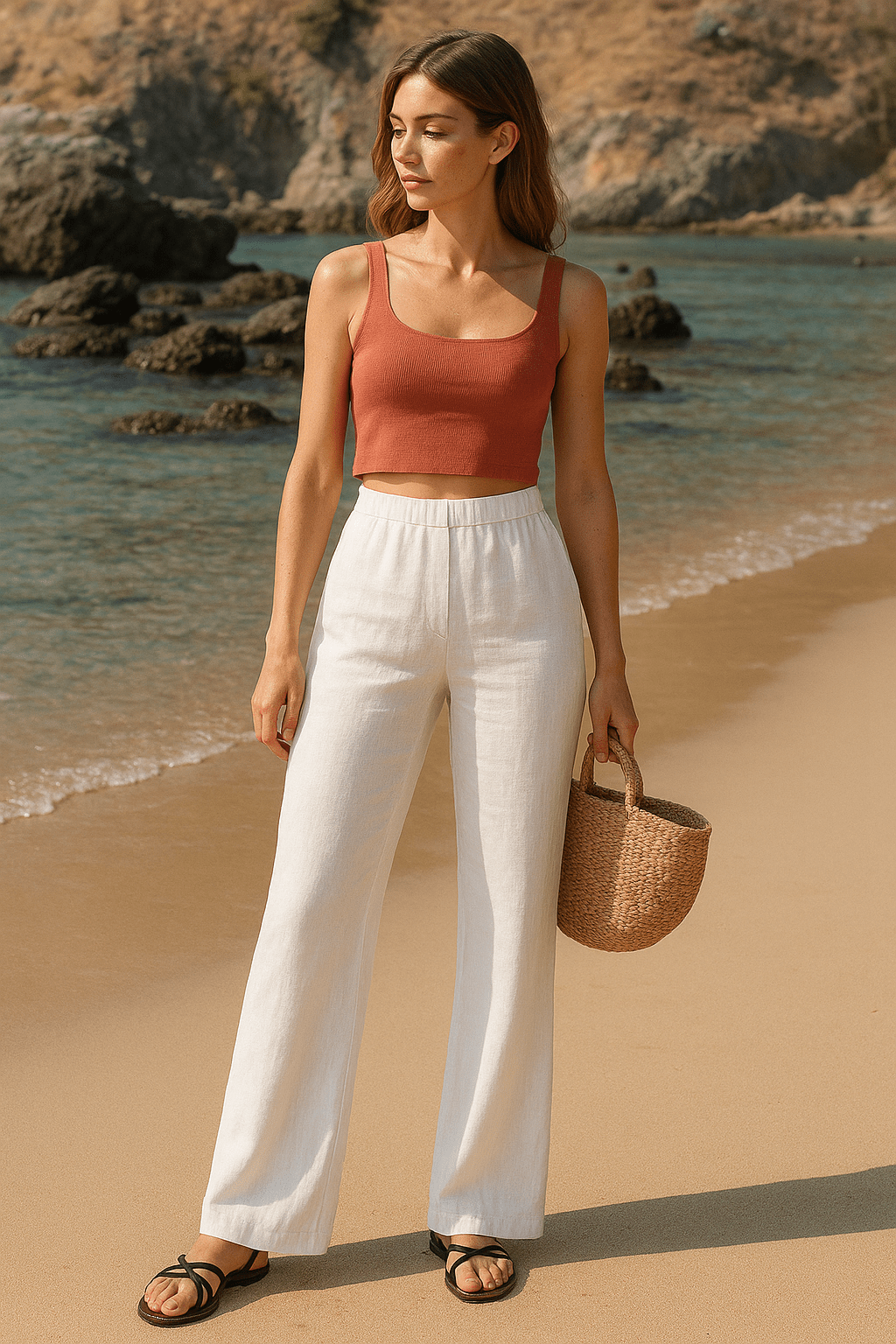 Mason | Elegantes Pantalones Veraniegos de Lino para Mujer - Noa Lagos