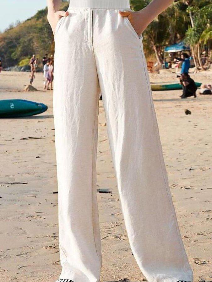 Mason | Elegantes Pantalones Veraniegos de Lino para Mujer - Noa Lagos