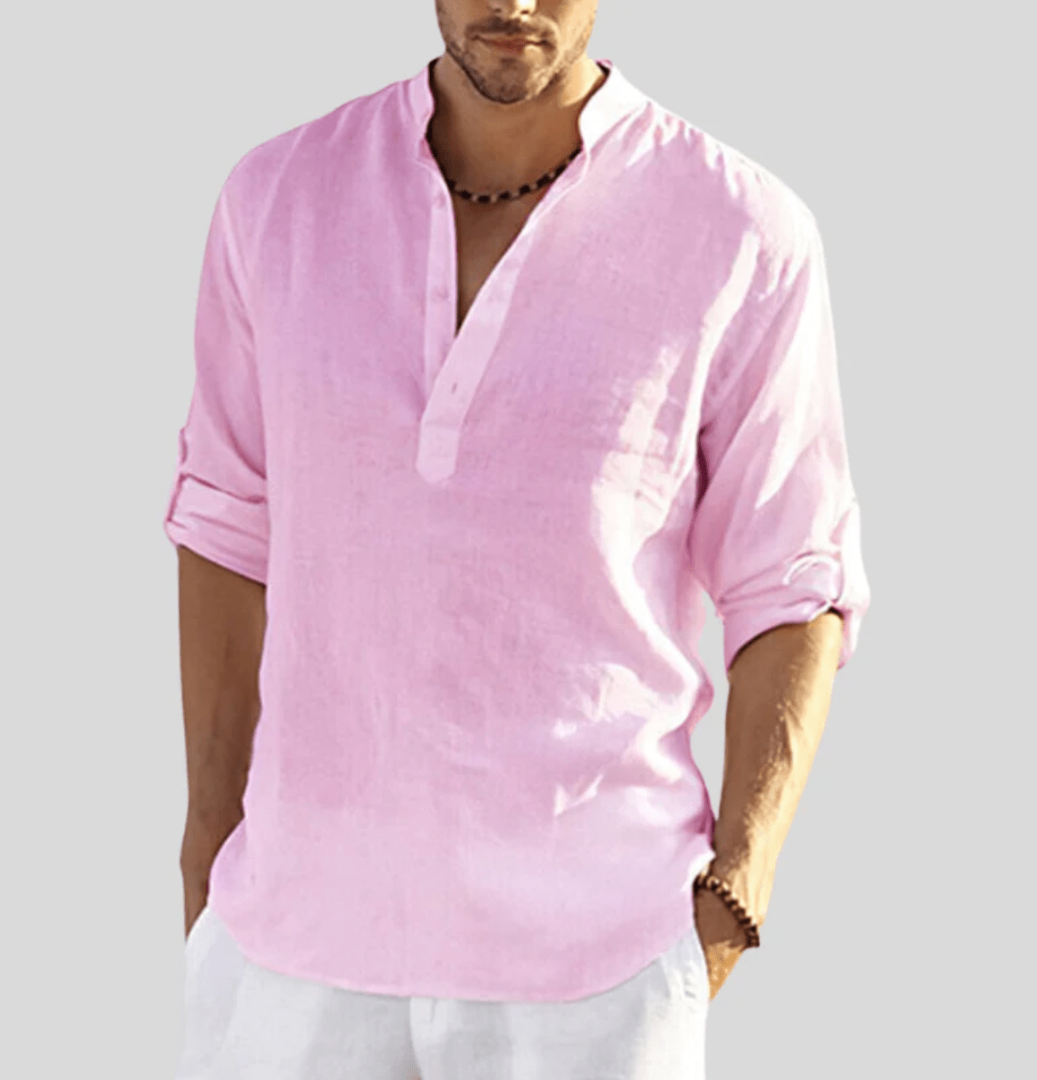 MATEO – Camisa de lino transpirable y elegante para hombre - Noa Lagos