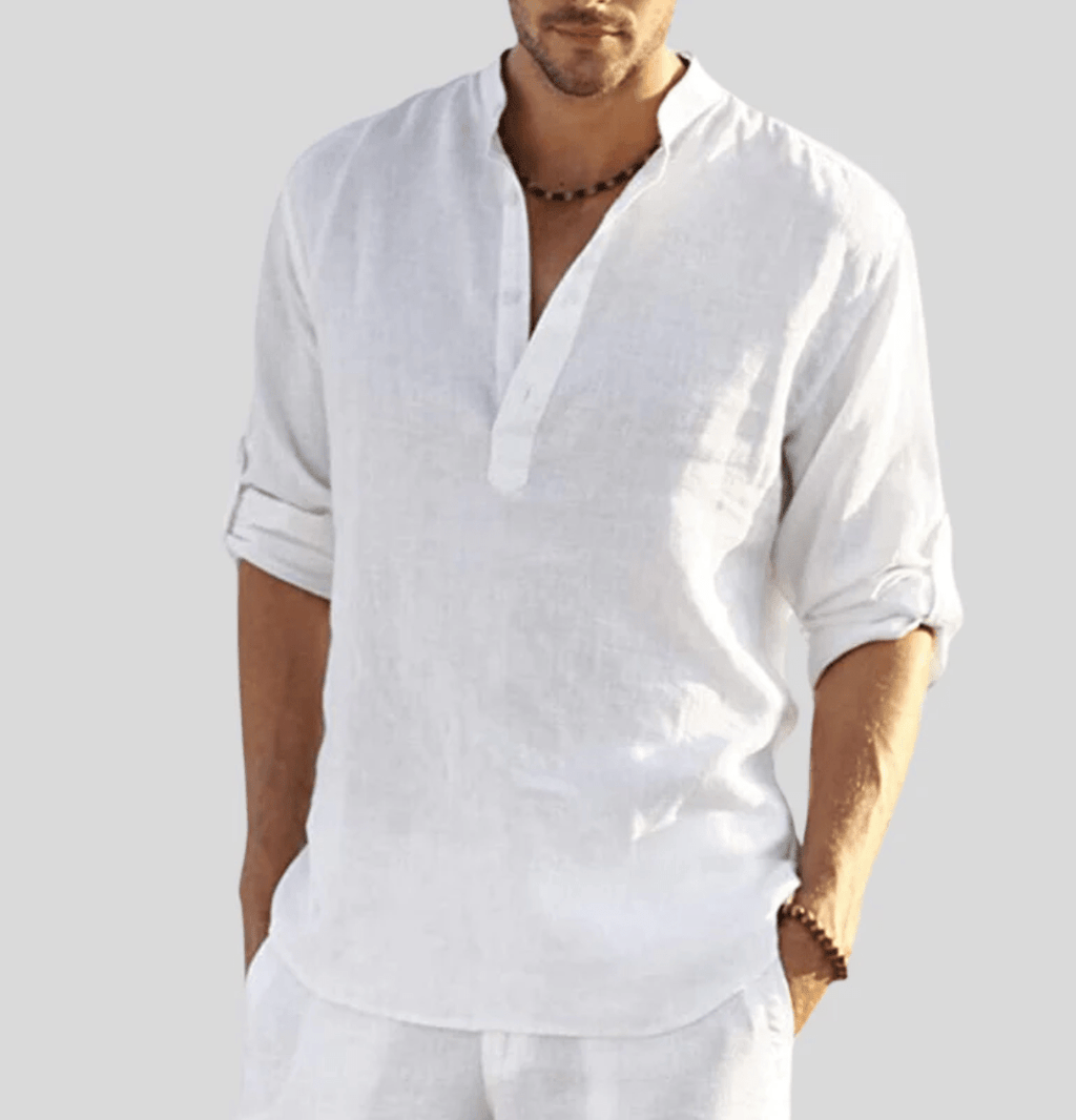 MATEO – Camisa de lino transpirable y elegante para hombre - Noa Lagos