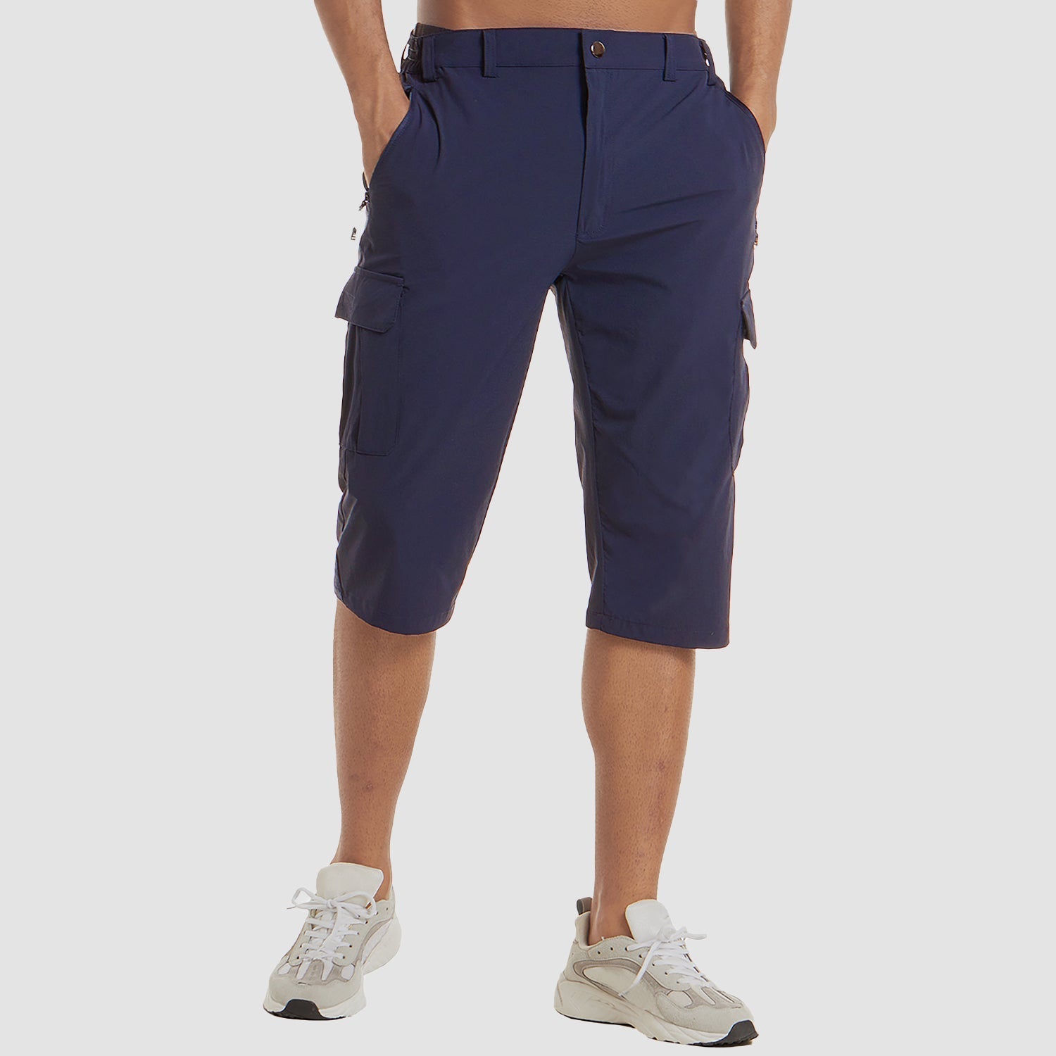 DANIEL – Bermudas cargo casuales hasta la rodilla para hombre