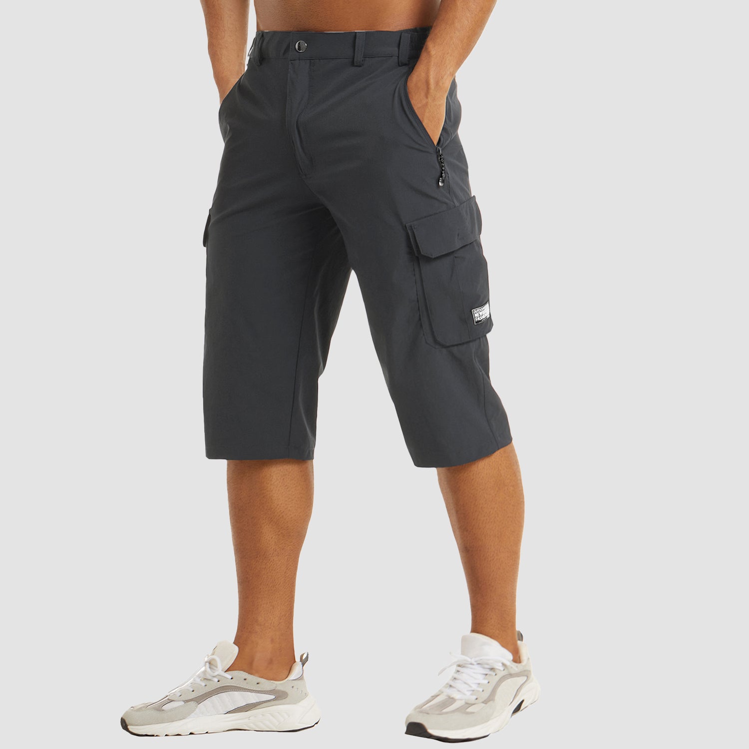 DANIEL – Bermudas cargo casuales hasta la rodilla para hombre