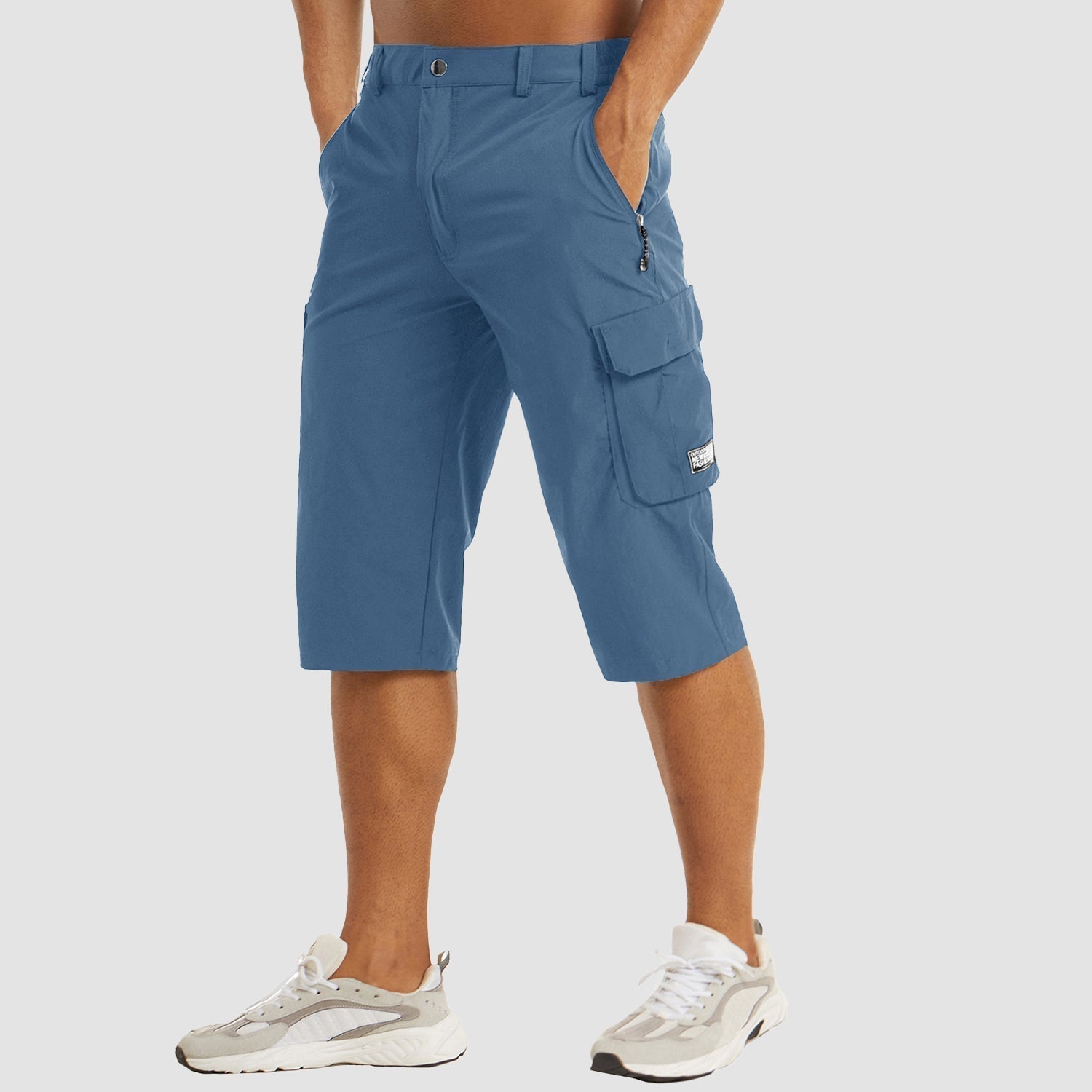 DANIEL – Bermudas cargo casuales hasta la rodilla para hombre