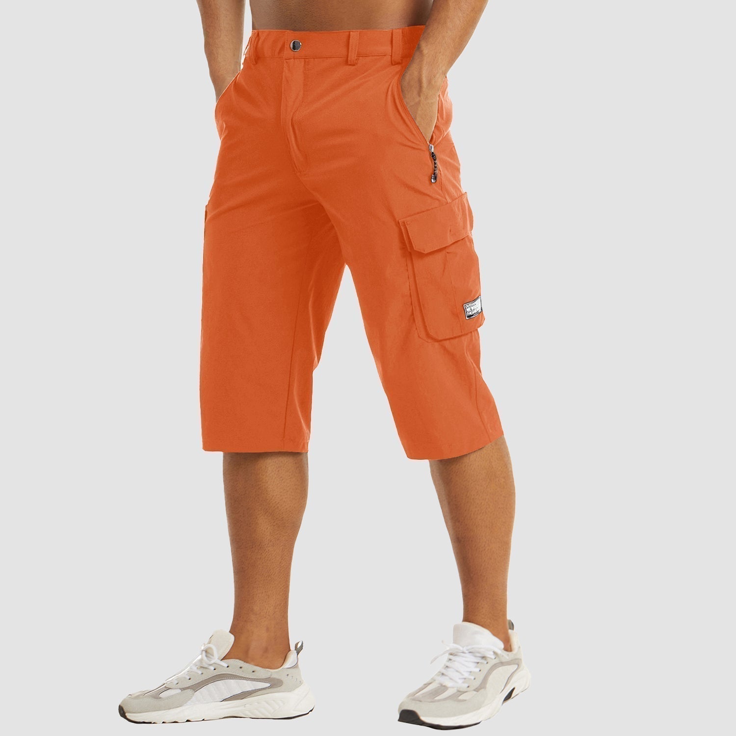 DANIEL – Bermudas cargo casuales hasta la rodilla para hombre
