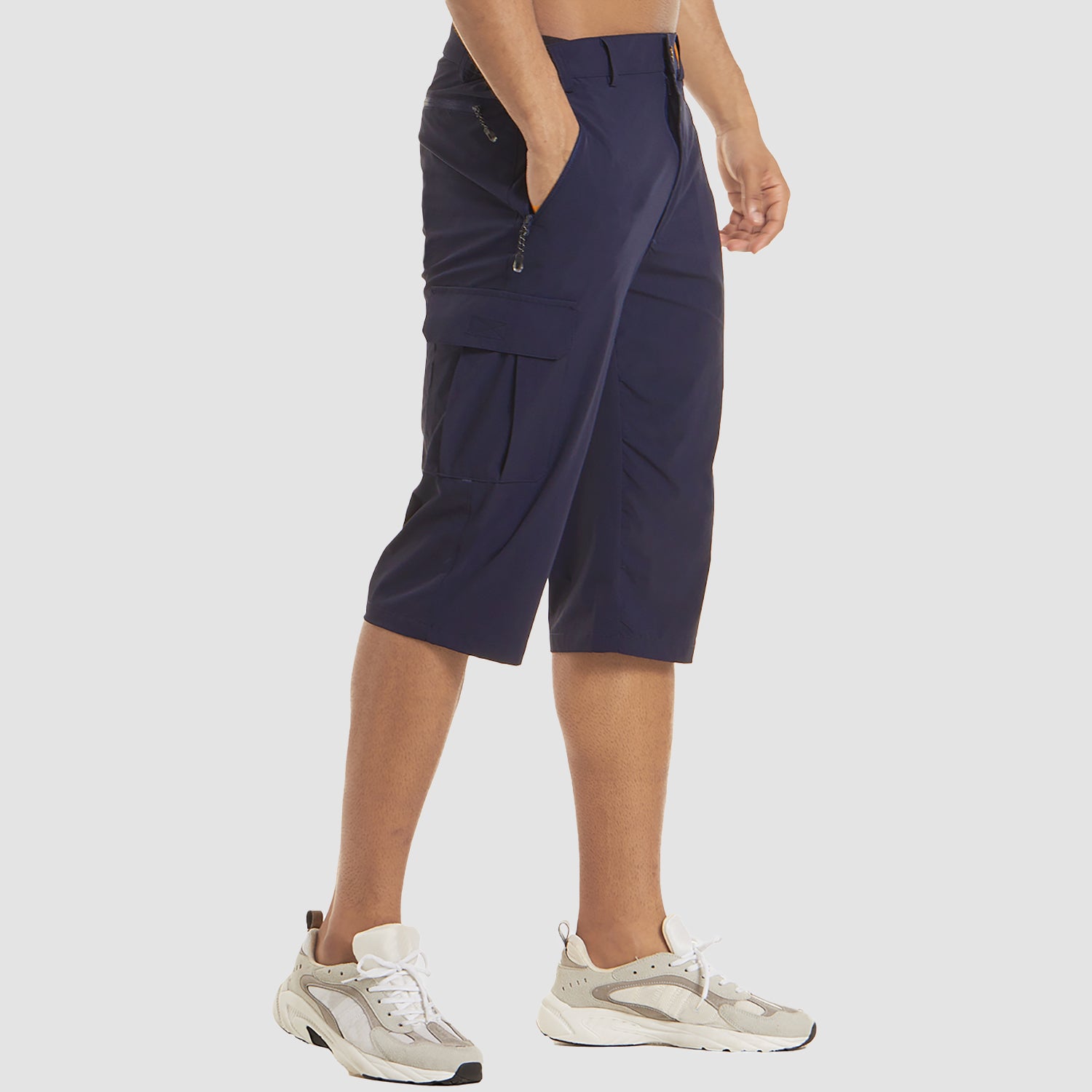DANIEL – Bermudas cargo casuales hasta la rodilla para hombre
