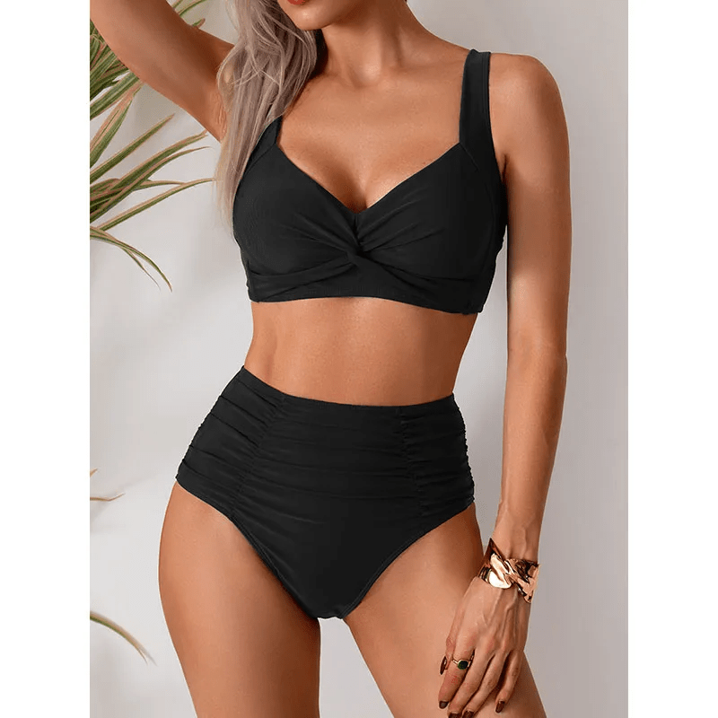 Mia | Bikini de Cintura Alta con Detalle Giratorio - Noa Lagos
