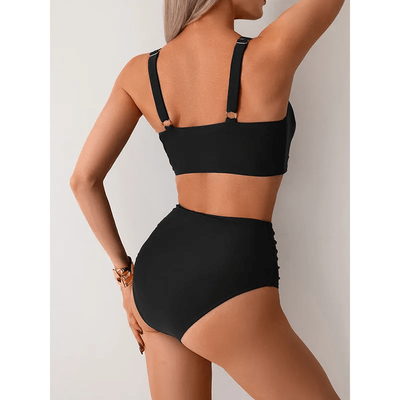 Mia | Bikini de Cintura Alta con Detalle Giratorio - Noa Lagos