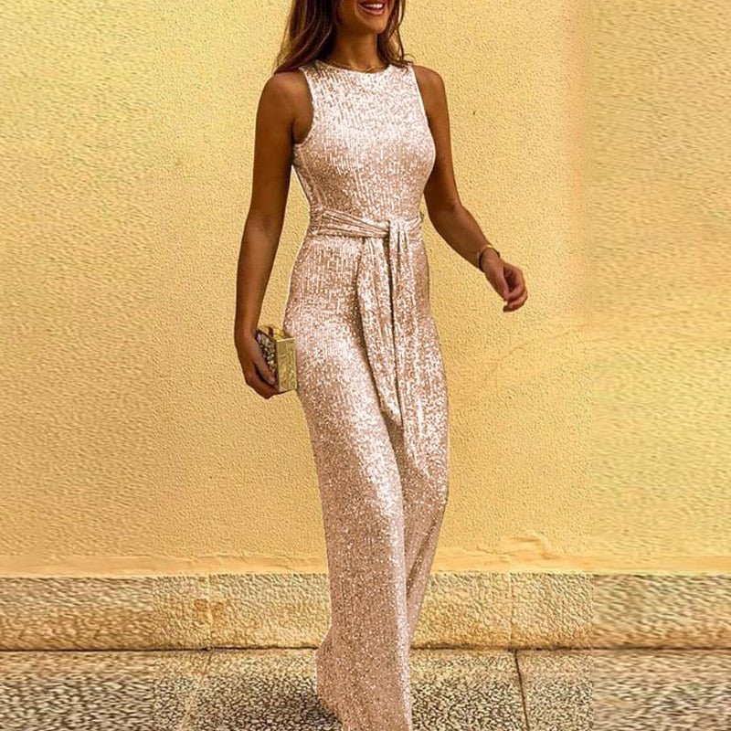 Mia | Elegante Mono Brillante con Hombros Abiertos - Noa Lagos