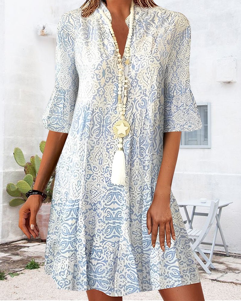 Mia | Vestido de Verano Midi con Escote en V - Noa Lagos