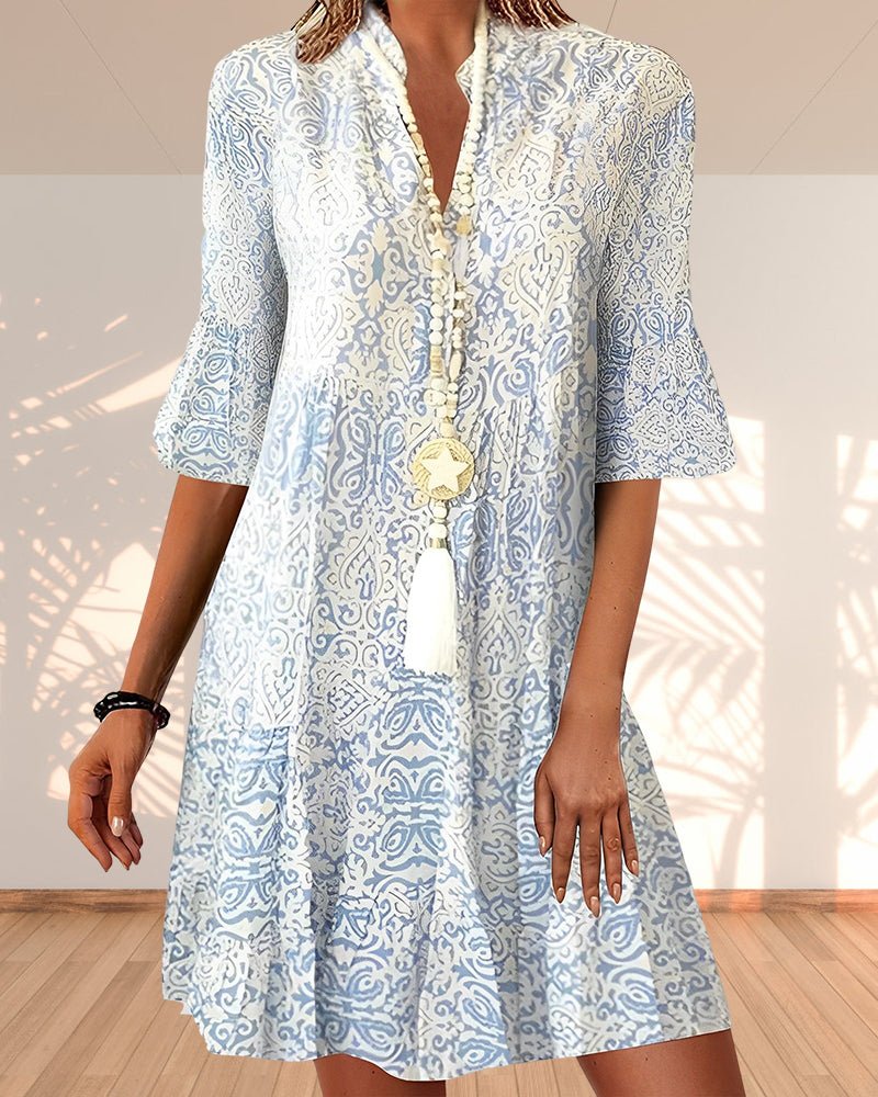 Mia | Vestido de Verano Midi con Escote en V - Noa Lagos