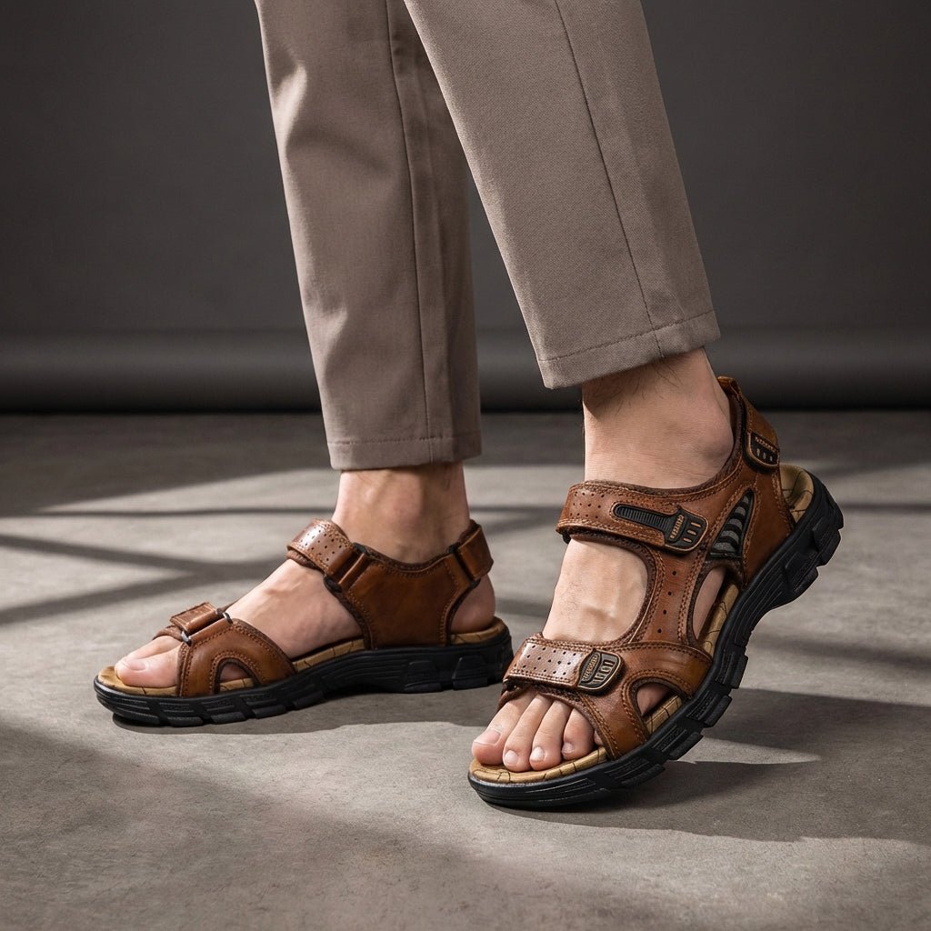 MIGUEL – Sandalias ortopédicas perforadas para hombre - Noa Lagos
