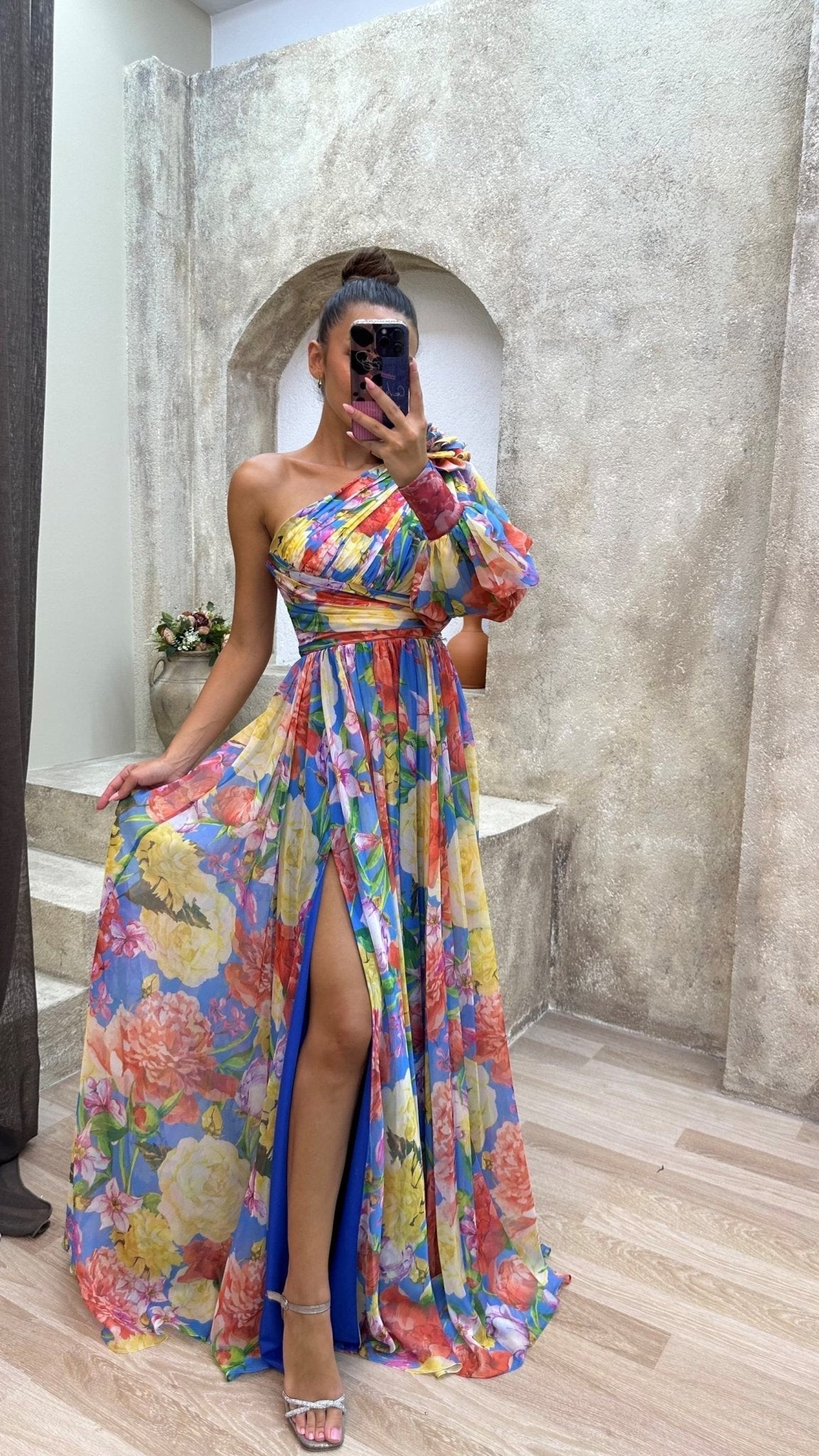 Sofia | Elegante Vestido Maxi Fiesta de Verano Hombro Descubierto - Noa Lagos