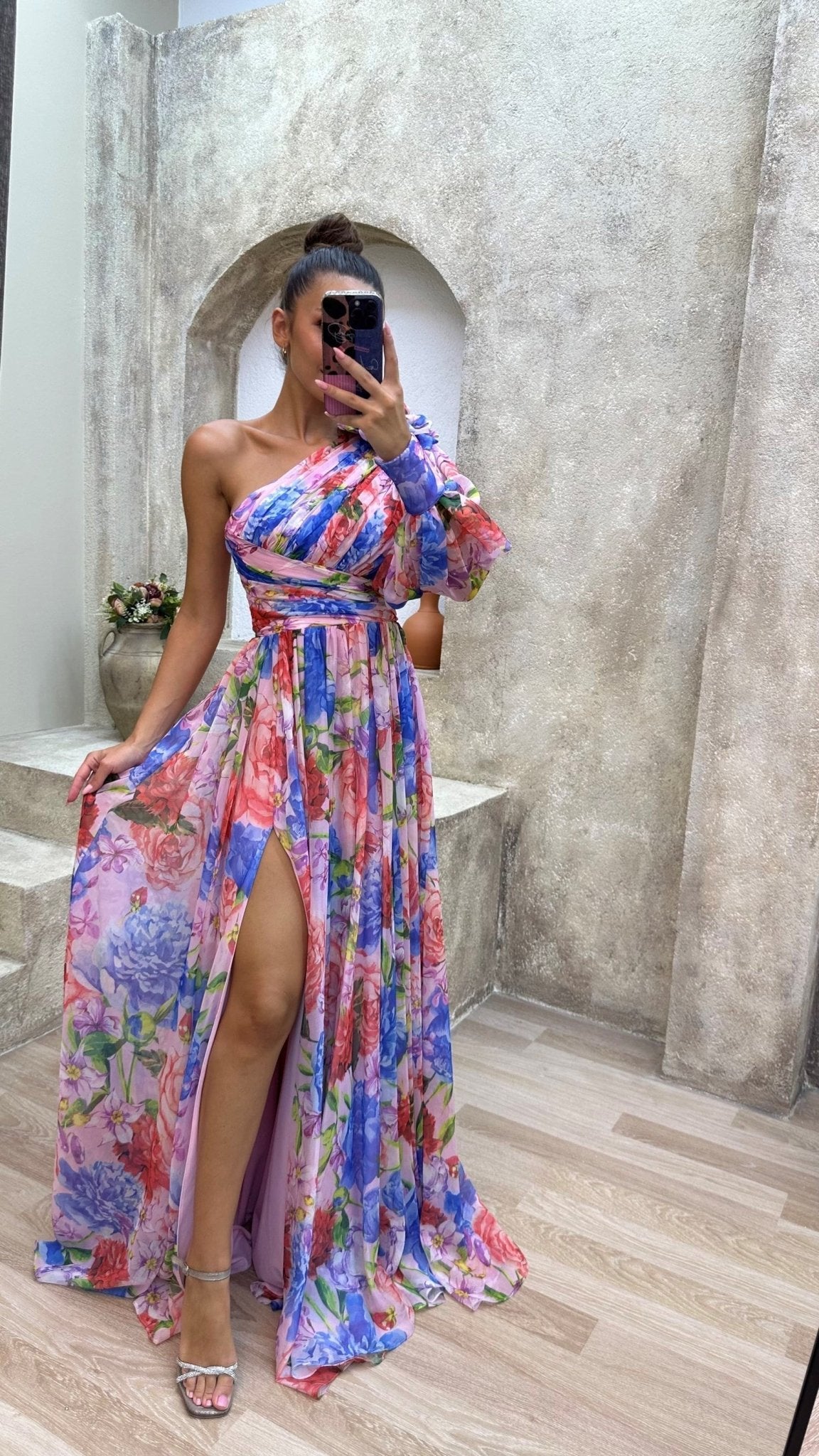 Sofia | Elegante Vestido Maxi Fiesta de Verano Hombro Descubierto - Noa Lagos