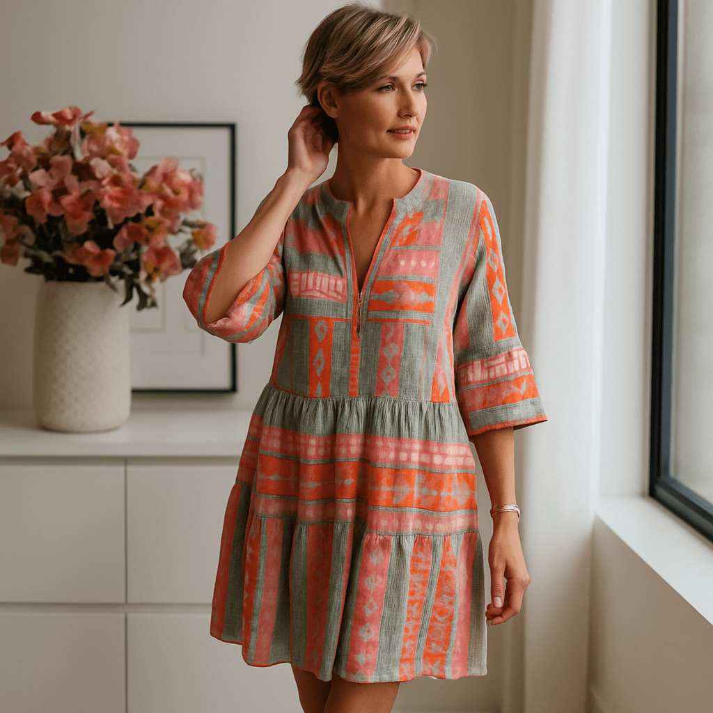 Sofia | Elegante Vestido Midi Bohemio para Verano - Noa Lagos