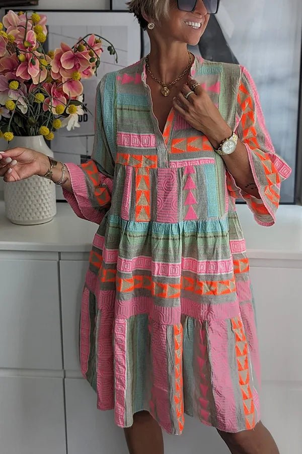 Sofia | Elegante Vestido Midi Bohemio para Verano - Noa Lagos